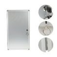 thumbnail image 1 of HORIALENCE 1Pcs Key Storage Box Wall Mounted Key Organizer For Home And Office Use Silver Aluminum Alloy, 1 of 8