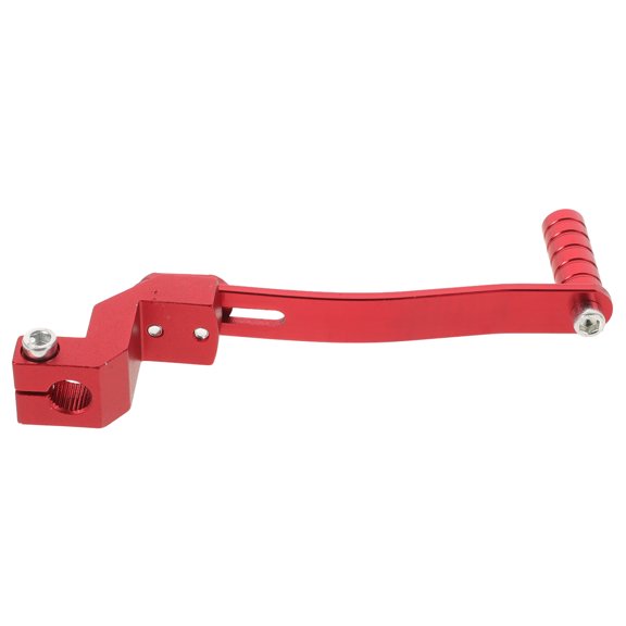 HORIALENCE 1Pcs Red Gear Shift Lever for Motorcycle with Sleek Finish and Integrated Shift and Reverse Lever