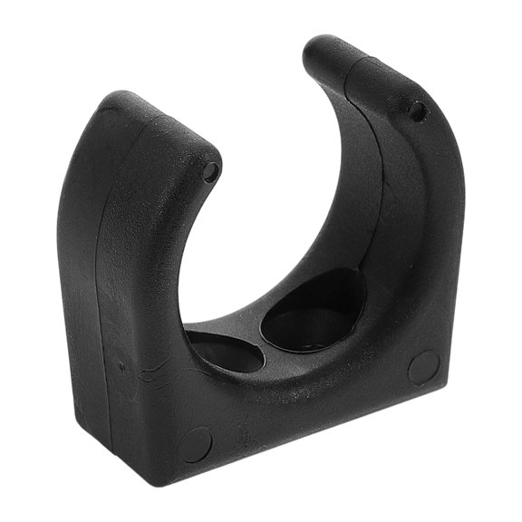HORIALENCE 1Set Secure Connection Pipe Clamps for Boats and Yachts in Black Nylon