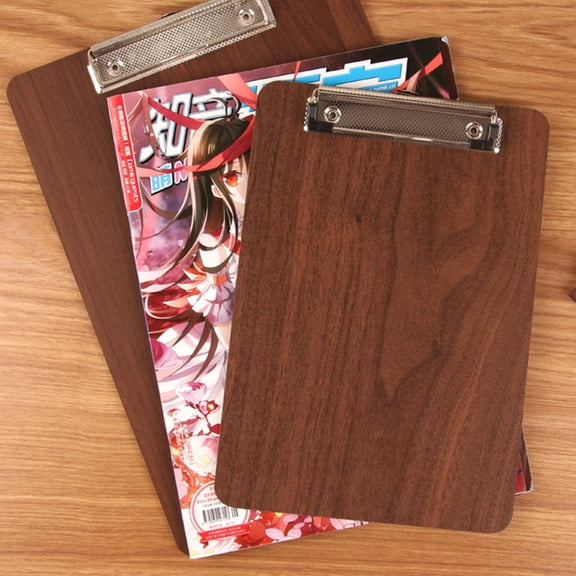 HORIALENCE 2PCS Silver Stainless Steel Menu Clipboard for Cafe Shop 12.4x8.7in