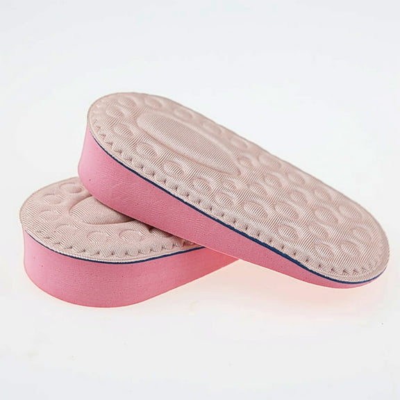 HORIALENCE 3 Pairs Pink EVA Insoles for Shoes Height Booster with Anti-Slip and Breathable Function