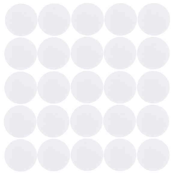 HORIALENCE 40Pcs Double Sided Adhesive Fixed Sticker Bed Sheet Fasteners White Nylon Square Anti Skid Fixer