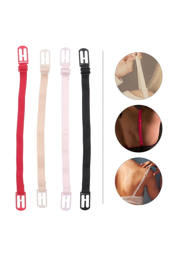4Pcs 7.48 * 0.39 * 0.08in Anti-slip Straps for Lingerie