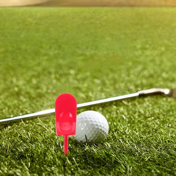 HORIALENCE 5Pcs Red ABS Plastic Golf Divot Fixer for Course 3.14X0.98X0.59in