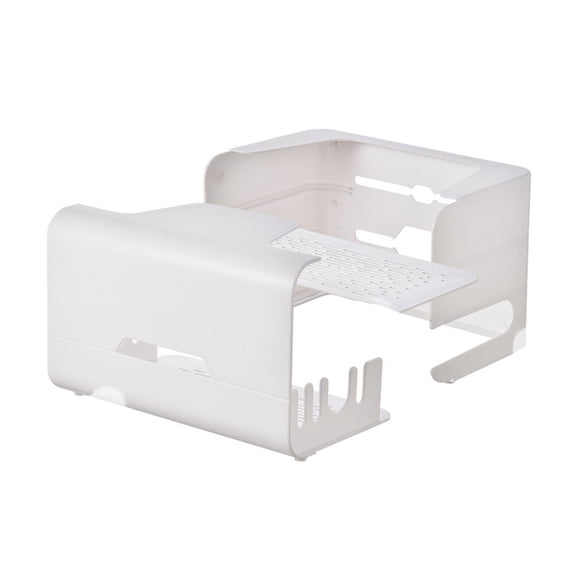 HORIALENCE Cable Organizer 1Set Router Hide Holder Heat Dissipation Dustproof 32X7.9in