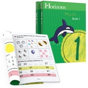 HORIZONS 1st Grade Math Student Books 1 & 2 by Alpha Omega Publications Paperback