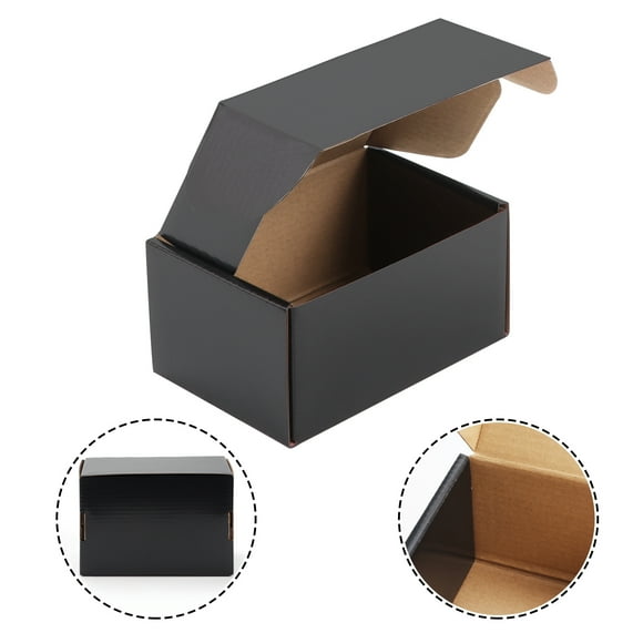Black Shipping Boxes