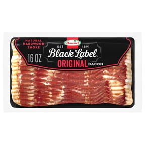 HORMEL BLACK LABEL Original Bacon, Gluten Free, Refrigerated, 16 oz Plastic Package