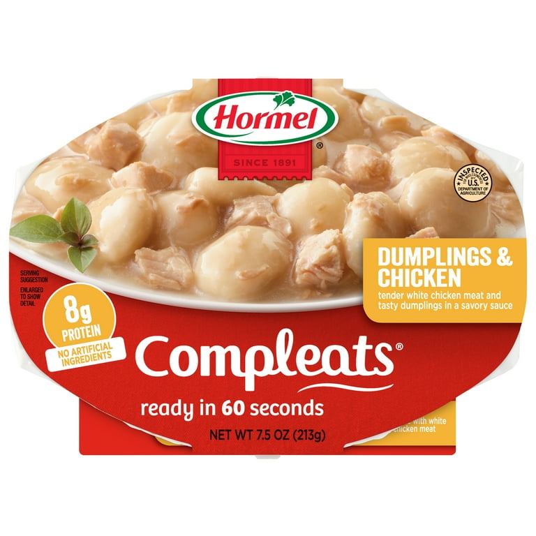 Hormel Compleats Dumplings & Chicken, 7.5 Ounce