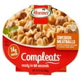thumbnail image 1 of HORMEL COMPLEATS Swedish Meatballs with Pasta in Cream Sauce, Shelf-Stable, 9 oz Plastic Microwaveable Tray, 1 of 11