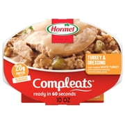 HORMEL COMPLEATS Turkey & Dressing, Shelf Stable, 10 oz Plastic Tray