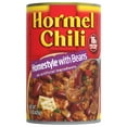 thumbnail image 1 of HORMEL Chili Homestyle Canned Chili with Beans, Shelf-Stable, 15 oz Steel Can, 1 of 15