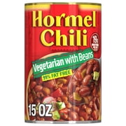 HORMEL Chili Vegetarian with Beans, Shelf-Stable, 15 oz Steel Can