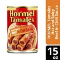 thumbnail image 1 of HORMEL Hot n' Spicy Beef Tamales, Canned Tamales, 15 oz, 1 of 6