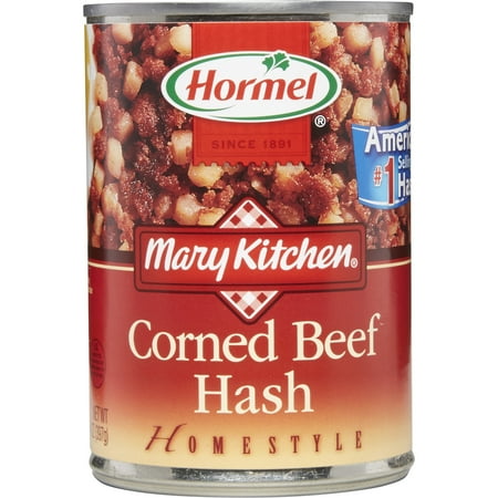 HORMEL MARY KITCHEN Corn Beef Hash, Canned Corned Beef, Shelf Stable, 14 oz Steel Can (4 Pack)