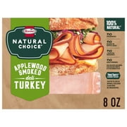 HORMEL, Natural Choice, Applewood Smoked Turkey, Sliced, Refrigerated 8 oz Paper Box