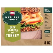 HORMEL NATURAL CHOICE Turkey Deli Meat, Gluten Free Lunch meat, Refrigerated, 8oz Resealable Package