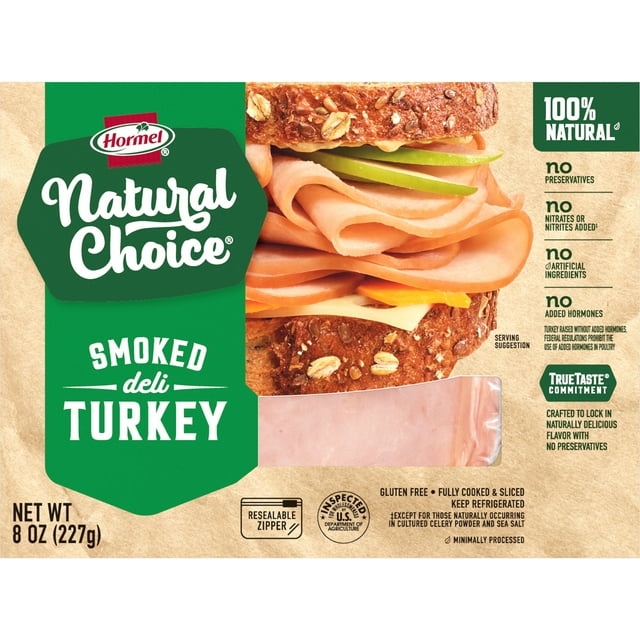 HORMEL NATURAL CHOICE Deli Meat, Gluten Free, Smoked Deli Turkey