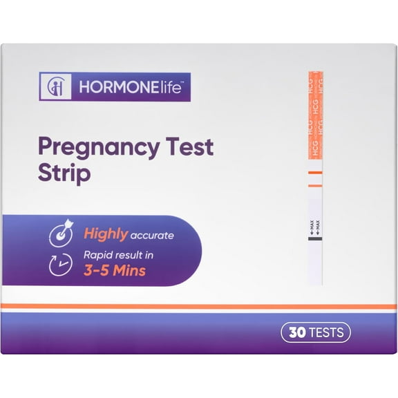 HORMONElife PdG Progesterone Test Strips, At-Home Ovulation Confirmation and Fertility Hormone Test Kit, 12 Count