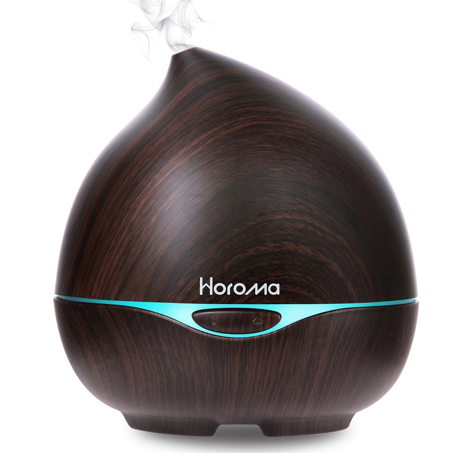 HOROMA Essential Oil Diffuser Black, 300ml Ultrasonic Diffusers Cool ...