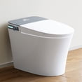 thumbnail image 1 of HOROW 10" Rough-in Bidet Toilet , White with Auto Open/Close Lid, Instant Warm Water, Elongated Heated Seat, 1 of 12