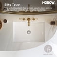 thumbnail image 1 of HOROW Porcelain Rectangular Ceramic Undermount Bathroom Sink with Overflow, 23.62'' x 15.55'', 1 of 5