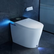 HOROW T38 Bidet SmartToilet with Built-in Water Tank,adjustable heated seat Mood Light 12 Rough In