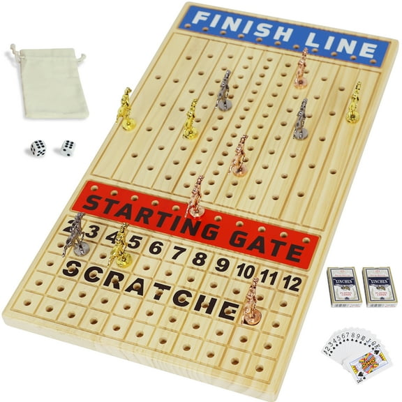 HOROW Horse Racing Board Game 13.00 Inches