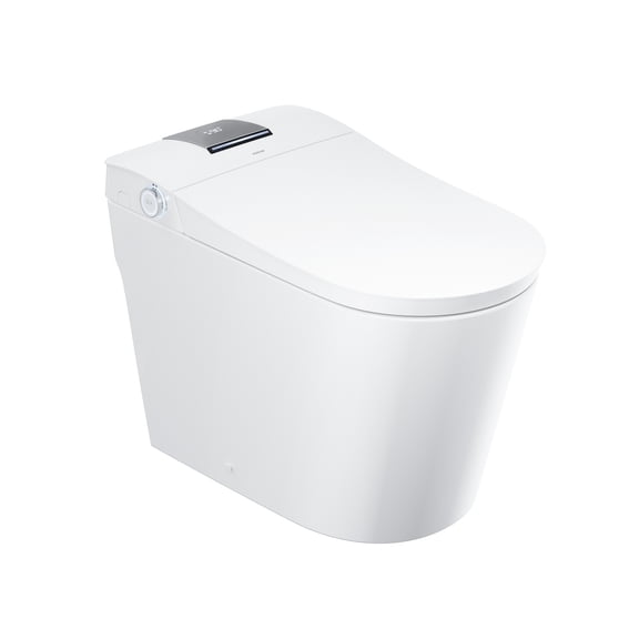 HOROW Luxury Smart Bidet Toilet, Elongated ADA Height with Heated Seat & Instant Warm Water,Anti-Splatter Foam Shield