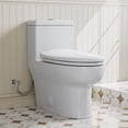 thumbnail image 1 of HOROW One Piece Elongated Toilet with Dual Flush, 1.28 GPF, 10" Rough-In, Soft Closing Seat for Bathroom, 1 of 9