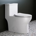 thumbnail image 1 of HOROW One Piece Toilet, 1.28 GPF High Efficiency, 12" Rough-in with Soft Closing Seat and Single Side Flush, 1 of 14