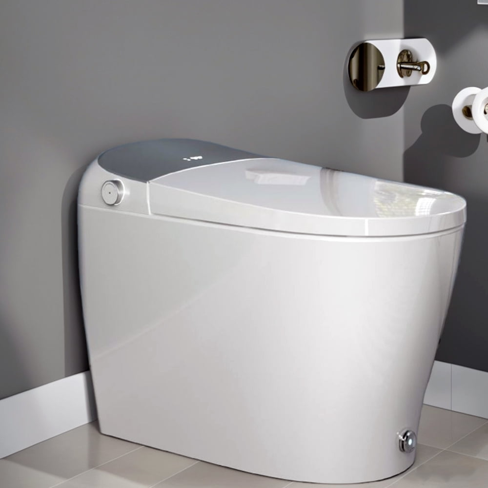 HOROW Smart Bidet Toilet with Auto Open/Close Lid, Heated Toilet Seat, Instant Warm Water and Dryer, Smart Toilet with Night Light, Digital Display T03PL