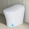 thumbnail image 1 of HOROW Tankless Toilet, Modern Smart Toilet without bidet, Self Cleaning One Piece Toilet with Warm Elongated Seat,Heated Toilet HR-T10SD, 1 of 14
