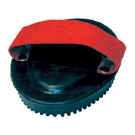WEB HANDLED RUBBER CURRY COMB FOR HORSES