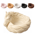 thumbnail image 1 of HORSE CATCHALL BOWL Sculpted Horse Catchall Bowl Practical Daily Organizer Reduces Clutter Makes Finding Small Essentials Easy, 1 of 6