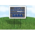 thumbnail image 1 of HORSE TRAIL DIRECTIONAL 45 DEGREES UP LEFT ARROW CAMPING Aluminum Composite Outdoor Sign 15" x18", 1 of 2