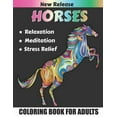 thumbnail image 1 of HORSES Coloring Book For Adults: 50 wonderful horse motifs Mandala for coloring and relaxing /unique equine art Ein schÃ¶, (Paperback), 1 of 1