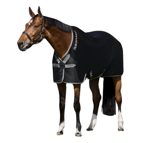 HORSEWARE IRELAND Rambo Airmax Cooler, Color: Black/Thunderstorm Gray & Silver, Size: 81 (ACAT74-KJJI-81)