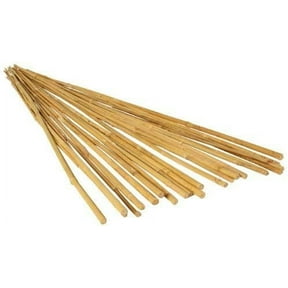 HORT Natural Bamboo Stakes - 3 Foot Long Bamboo Stakes, 12-14mm (1/2"), (Pack of 40) - Strong, Durable, and Lightweight, Perfect for indoor or outdoor usage