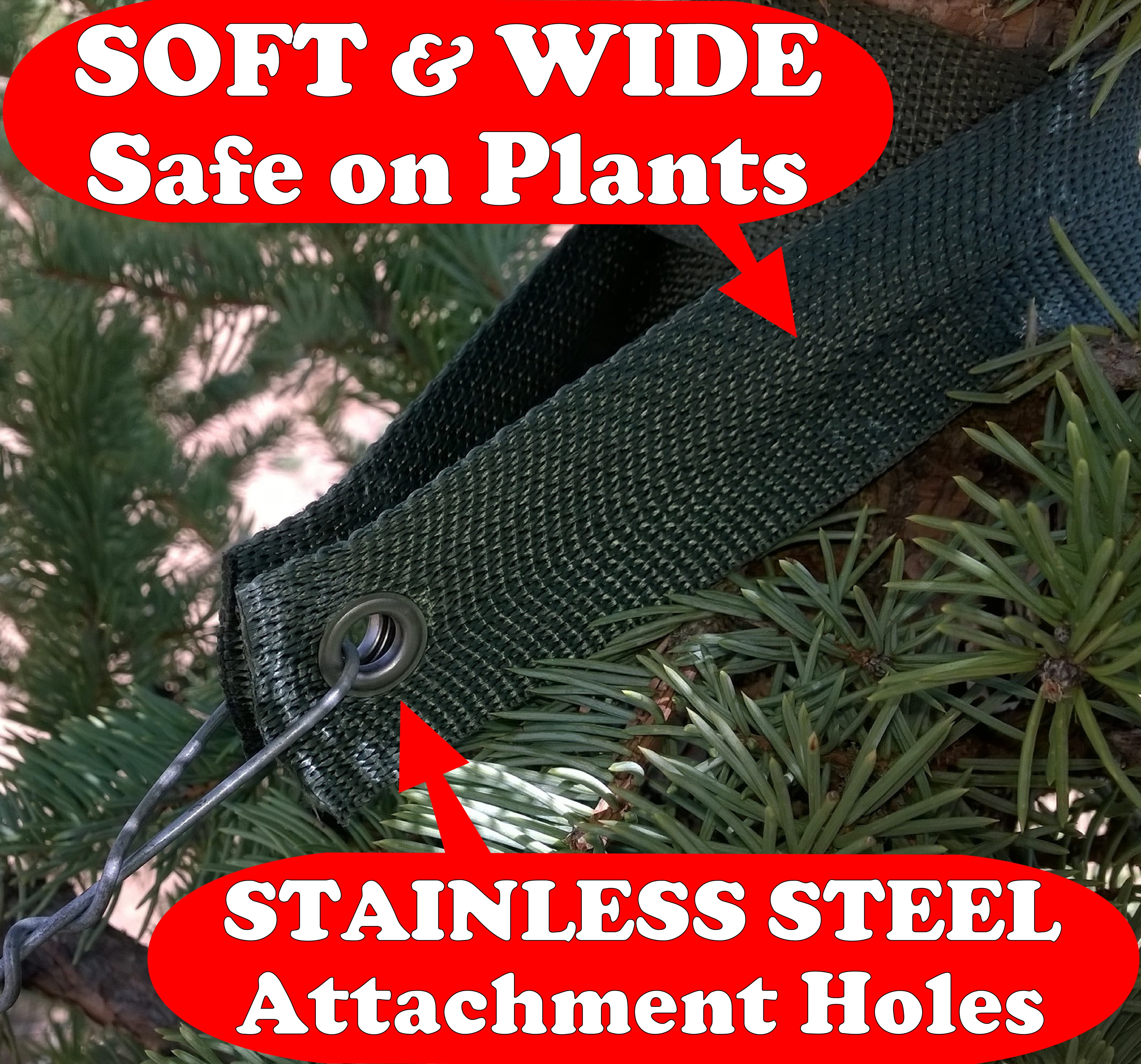 Red Tree Strap HORT Tree Straps 6-Pack 12