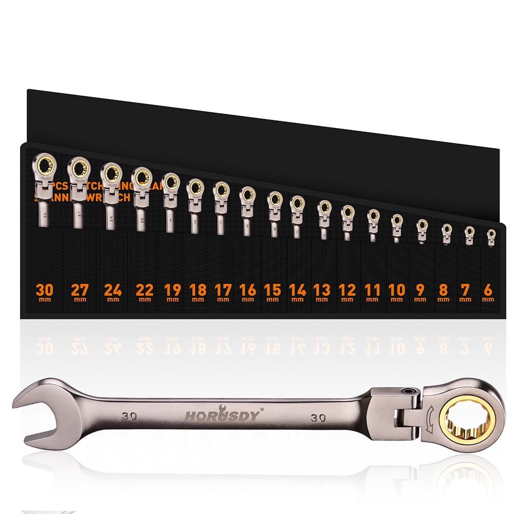 Fixed Head Ratcheting Combination Wrench – 27mm, Chrome Vanadium Steel, Professional Grade For DIY & Mechanics