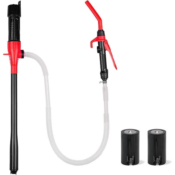 HORUSDY Battery Portable Battery Operated Gas & Water Pump, Powered Fuel Transfer Pump, 2.2GPM Gasoline & Liquid Siphon Pump, Automatic Gas Pump for Gas Can & Tank, Handheld Liquid Transfer Pump