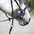 thumbnail image 1 of HORZE Genuine Leather Cross-Under Bitless Bridle | Includes Web Reins with Hand Stops, 1 of 7