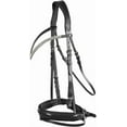 thumbnail image 1 of HORZE Grayson Classic Leather Ergonomic Snaffle Dressage Bridle with Detachable Flash, 1 of 6