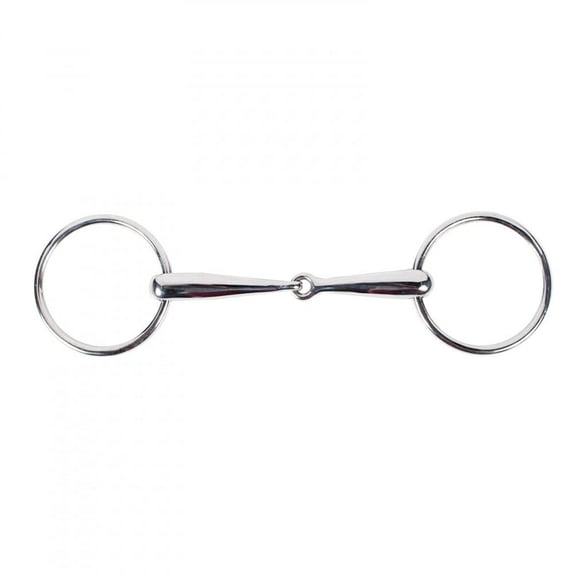 HORZE Loose Ring Snaffle Bit - 55mm Rings - 5