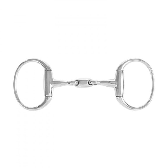HORZE Oval Link Eggbutt Snaffle Bit - 4.5