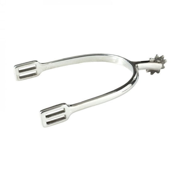 HORZE Rowel Spurs - Silver - M