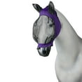 thumbnail image 1 of HORZE Soft Stretch Breathable Lycra Mesh Insect Fly Mask with Ear Protection - Purple - Cob, 1 of 2