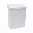 thumbnail image 1 of HOS Feminine Hygiene Product Metal Waste Receptacle, White, 1 of 1