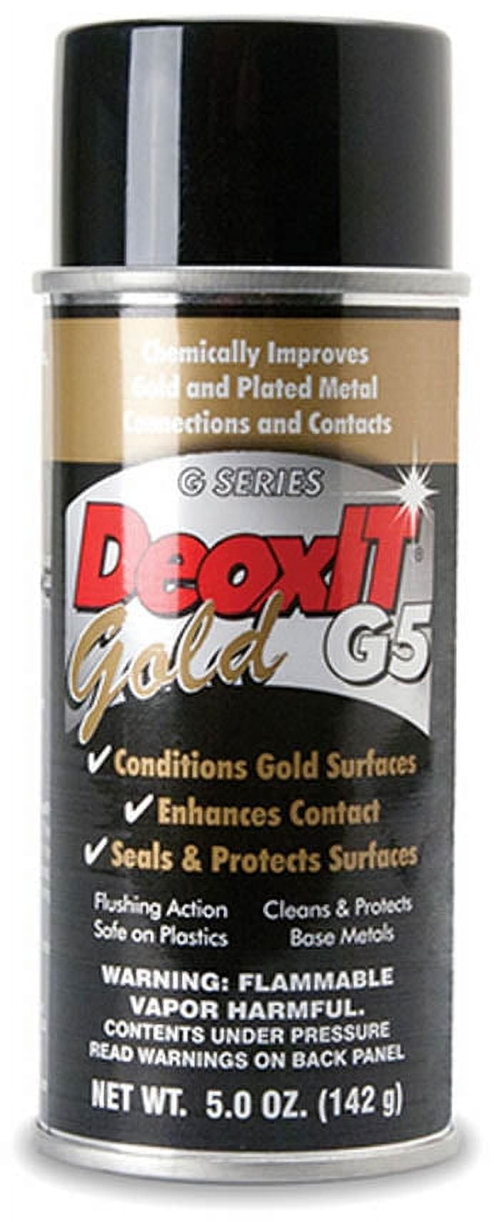 HOSA G5S6 CAIG DeoxIT Gold Electrical Contact Cleaner Enhancer Spray